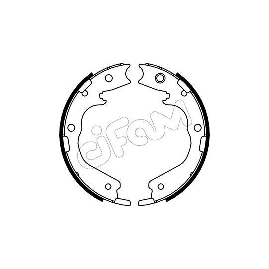 153-195 - Brake Shoe Set, parking brake 