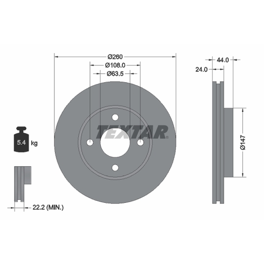 92064300 - Brake Disc 