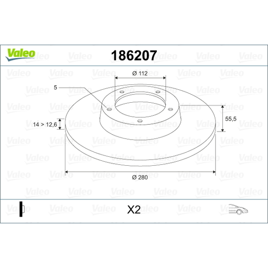 186207 - Brake Disc 