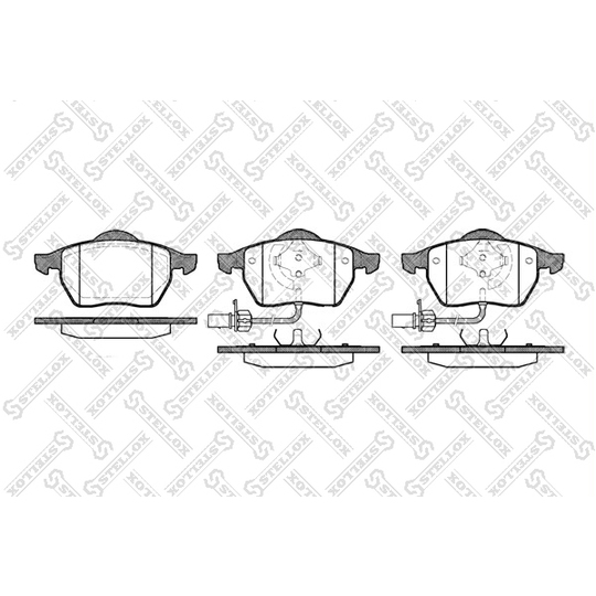 401 022B-SX - Brake Pad Set, disc brake 