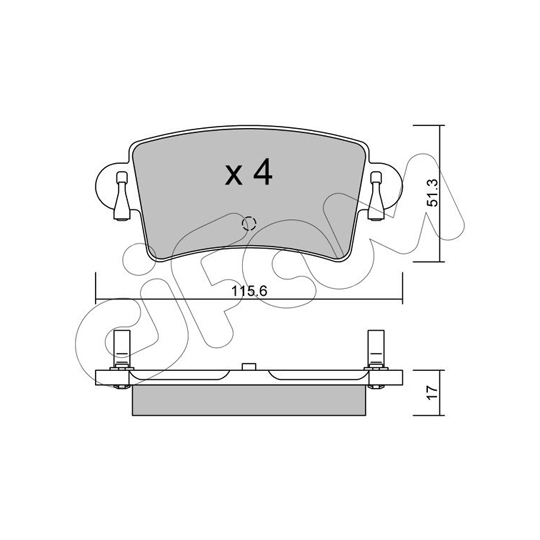 822-546-0 - Brake Pad Set, disc brake 