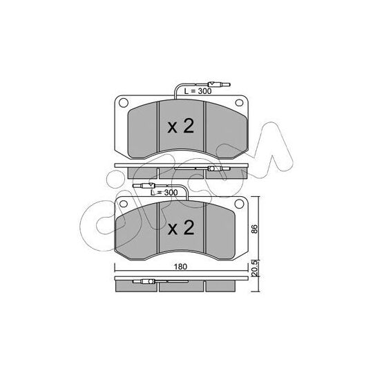 822-272-0 - Brake Pad Set, disc brake 