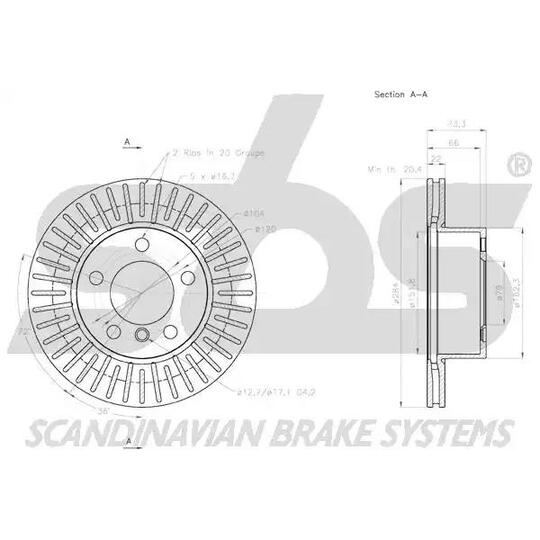 1815201554 - Brake Disc 
