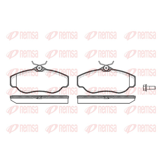 0576.00 - Brake Pad Set, disc brake 