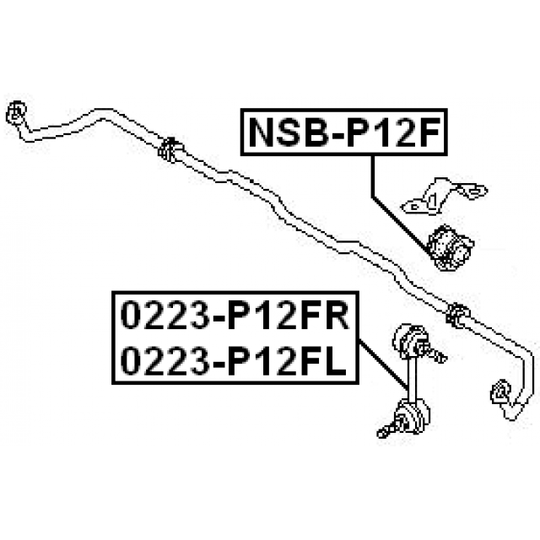 NSB-P12F - Stabiliser Mounting 