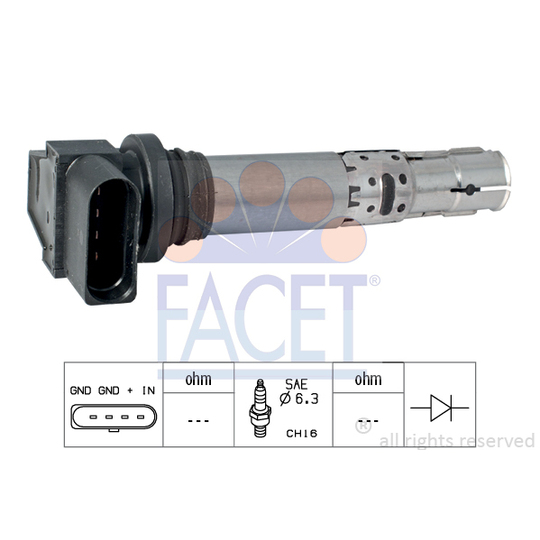 036905715 - Ignition coil, ignition coil OE number by AUDI, BENTLEY,  LAMBORGHINI, SEAT, SKODA, VAG, VW