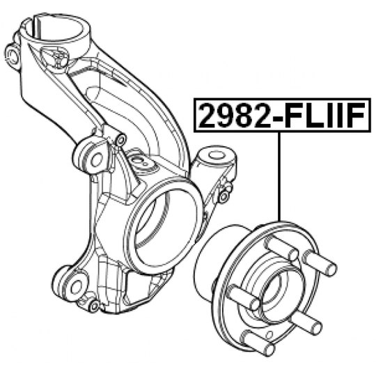 2982-FLIIF - Wheel hub 