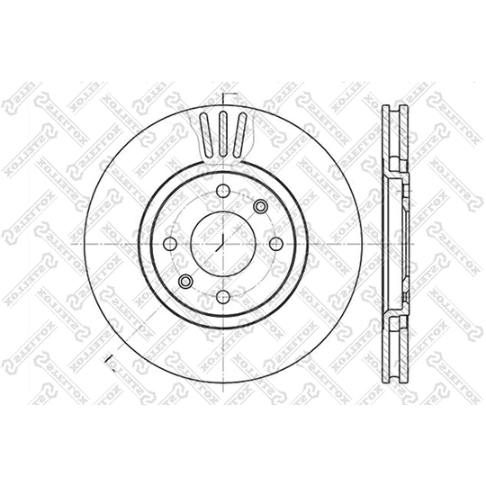 6020-3720V-SX - Brake Disc 