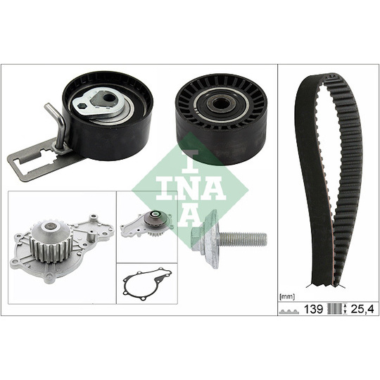 530 0610 30 - Water Pump & Timing Belt Set 