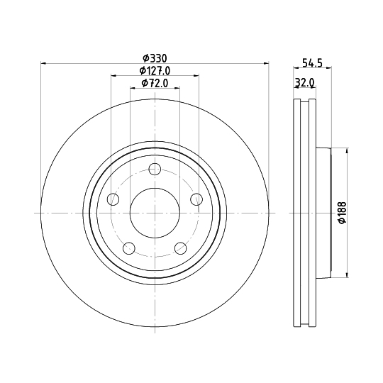 MDC2684 - Brake Disc 