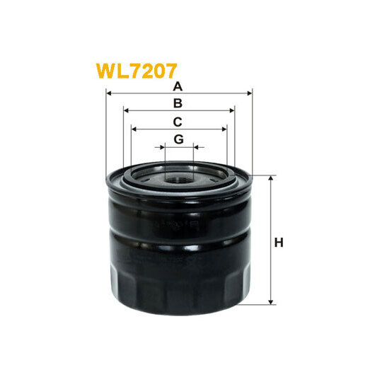 WL7207 - Oil filter 
