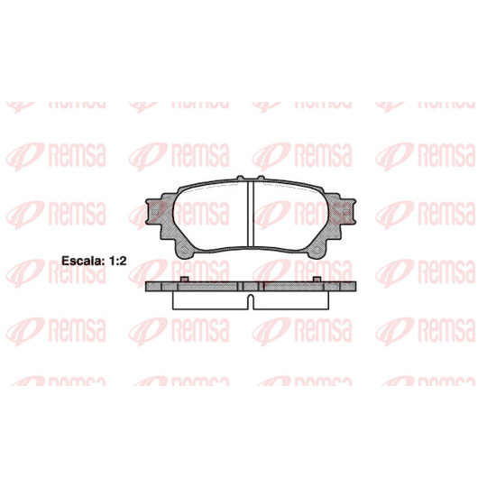 1395.00 - Brake Pad Set, disc brake 