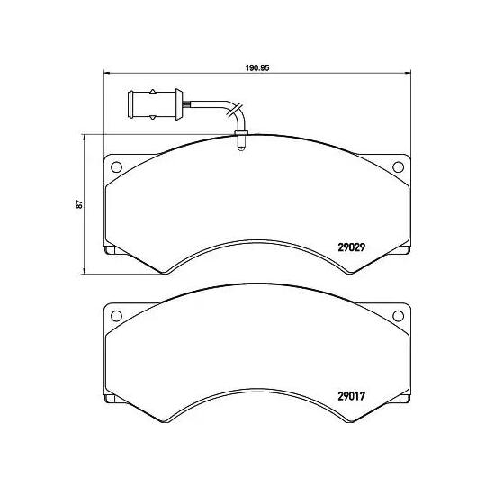 CVP005 - Brake Pad Set, disc brake 