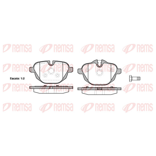 1421.00 - Brake Pad Set, disc brake 