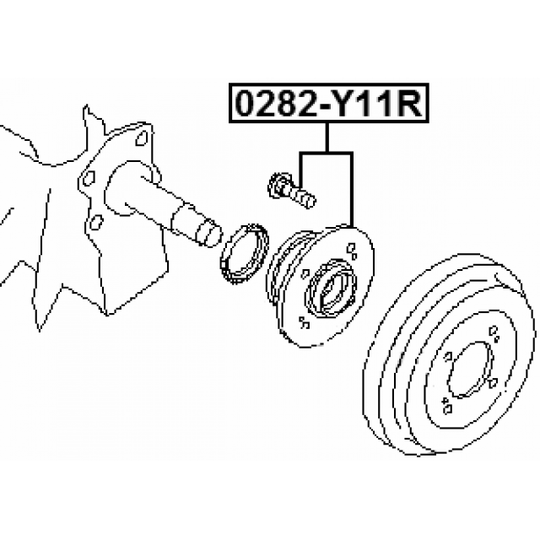 0282-Y11R - Wheel hub 