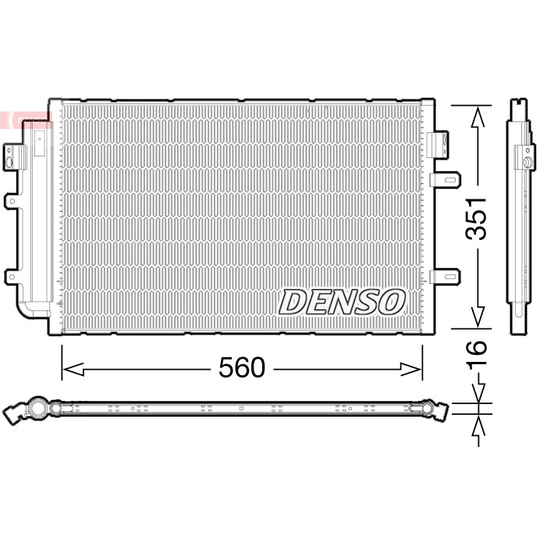 DCN12005 - Condenser, air conditioning 