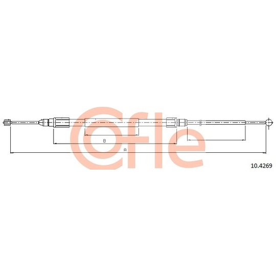 10.4269 - Cable, parking brake 