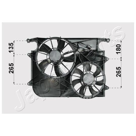 VNT312011 - Fan, radiator 