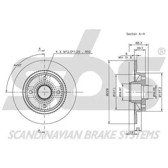 1815204836 - Brake Disc 