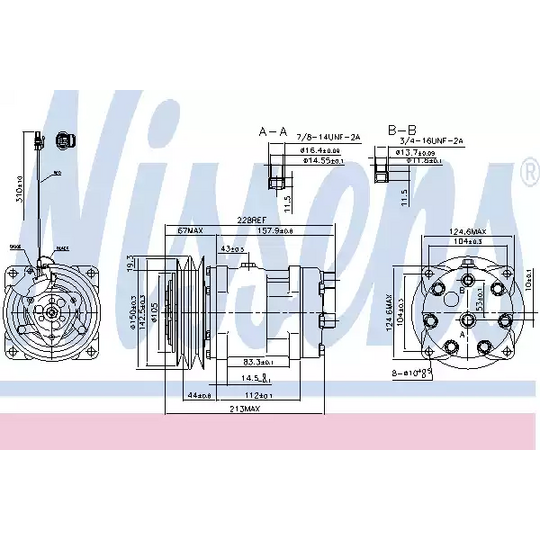 890032 - Compressor, air conditioning 