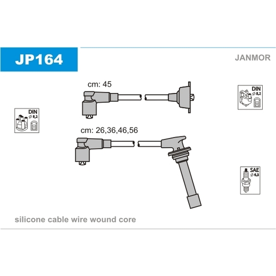 JP164 - Ignition Cable Kit 
