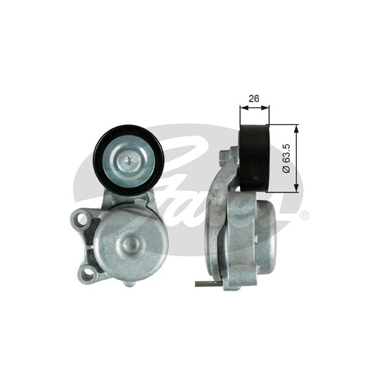 T39343 - Tensioner Pulley, v-ribbed belt 