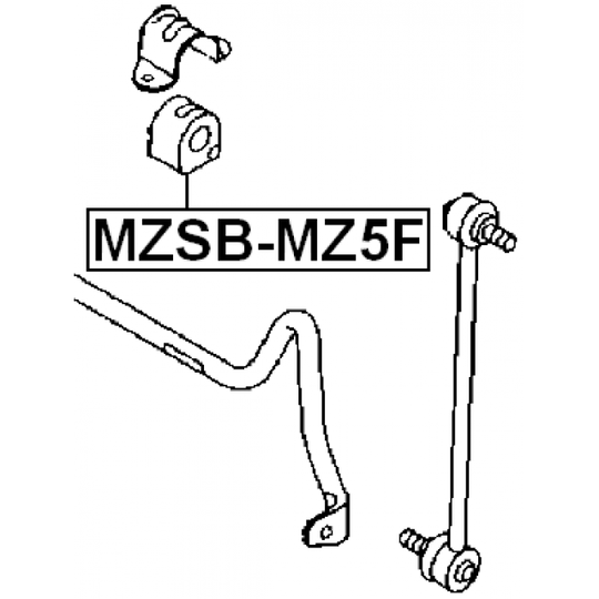 MZSB-MZ5F - Stabiliser Mounting 