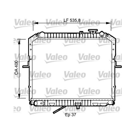 734990 - Radiator, engine cooling 