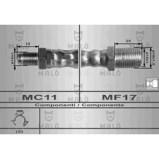 8623 - Brake Hose 