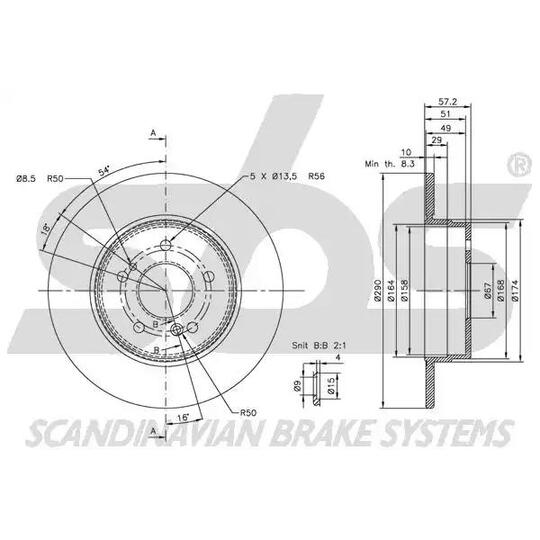 1815203339 - Brake Disc 