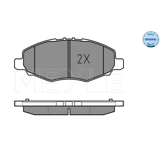 025 245 2316/W - Brake Pad Set, disc brake 