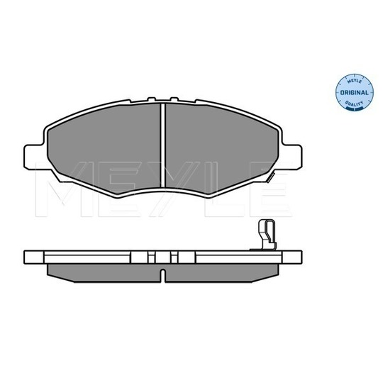 025 245 2316/W - Brake Pad Set, disc brake 