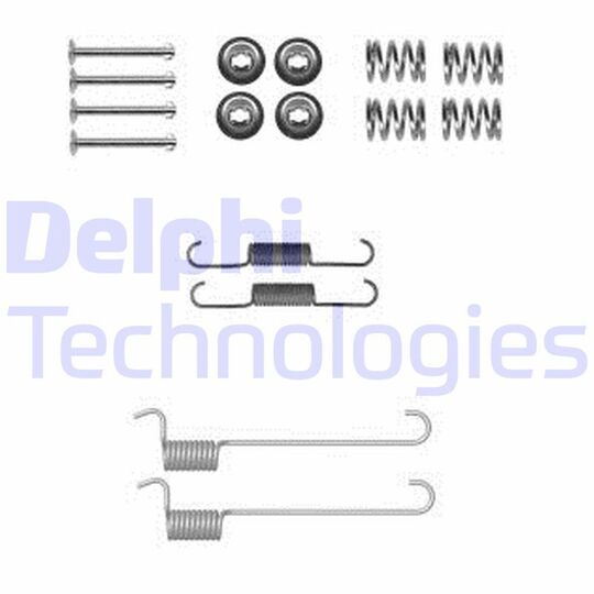 LY1379 - Accessory Kit, parking brake shoes 