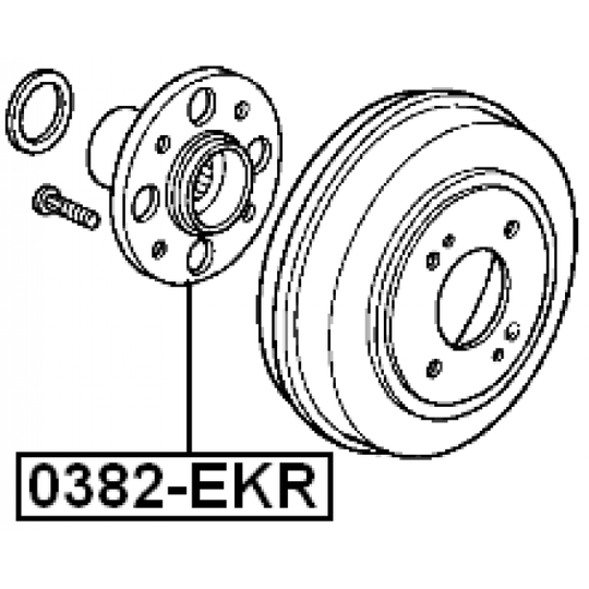 0382-EKR - Wheel hub 