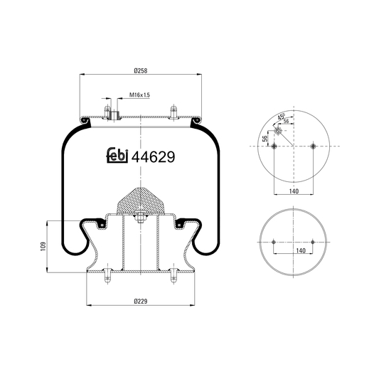 44629 - Metallipalje, ilmajousitus 