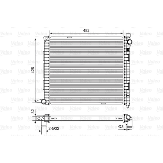 732400 - Kylare, motorkylning 