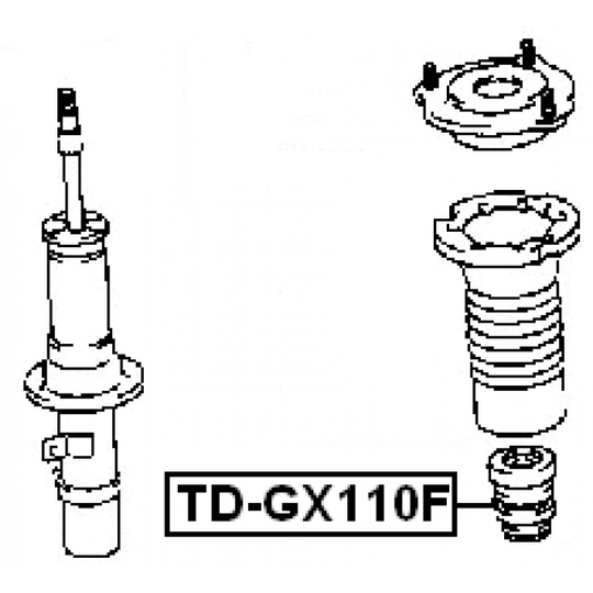 TD-GX110F - Iskunvaimennin 