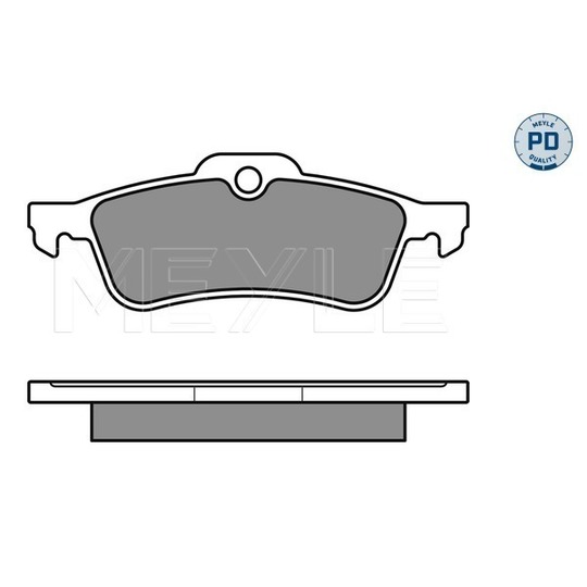 025 237 1616/PD - Brake Pad Set, disc brake 