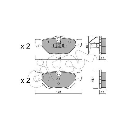 822-642-0 - Brake Pad Set, disc brake 