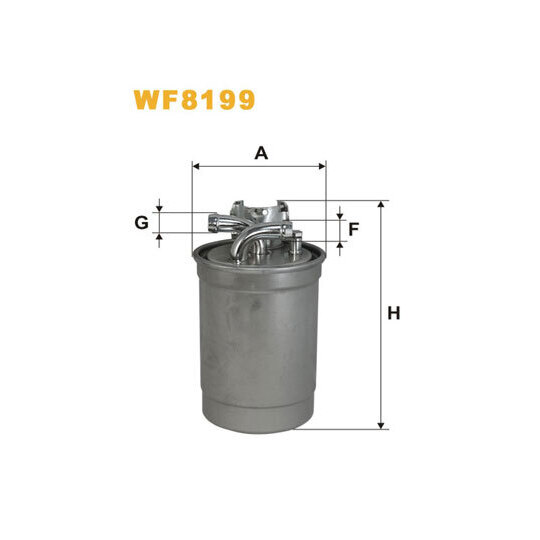 WF8199 - Kütusefilter 
