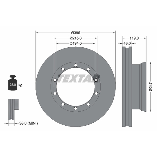 93022600 - Brake Disc 