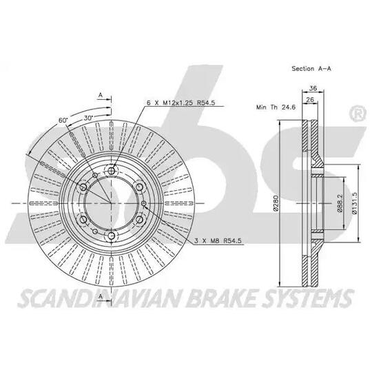 1815203628 - Brake Disc 