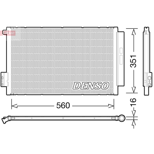 DCN09043 - Condenser, air conditioning 