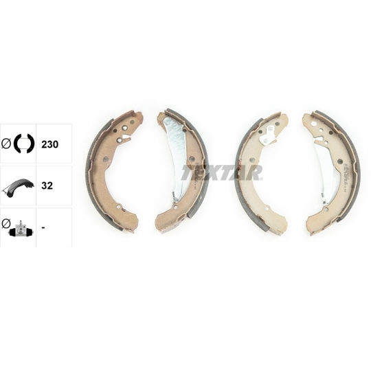 91052400 - Brake Shoe Set 