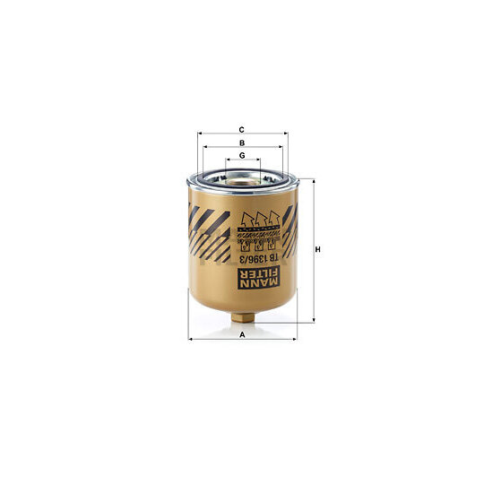 TB 1396/3 x - Air Dryer Cartridge, compressed-air system 