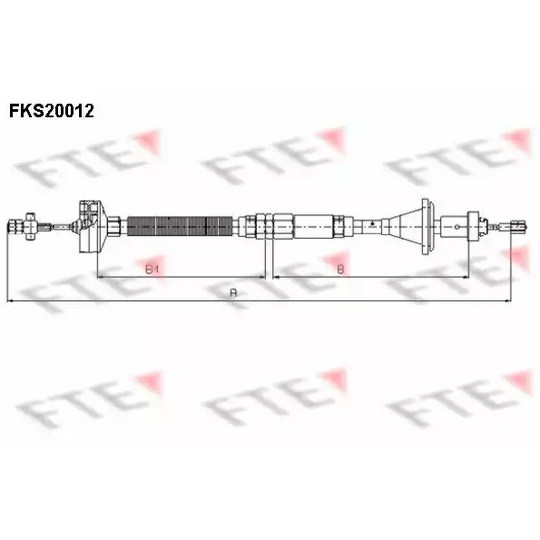 FKS20012 - Clutch Cable 