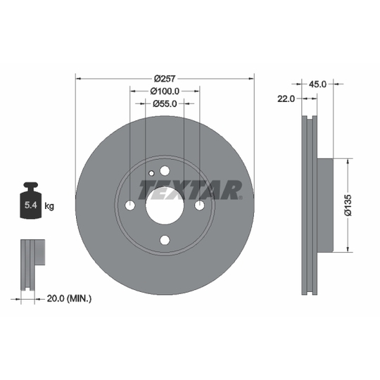 92061600 - Brake Disc 