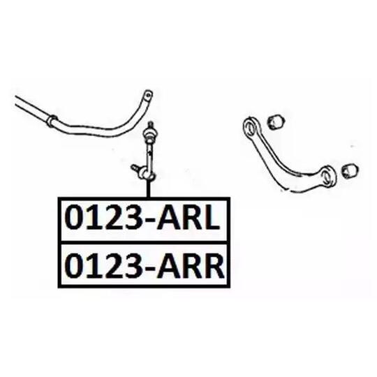 0123-ARR - Rod/Strut, stabiliser 