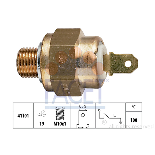 7.4132 - Temperature Switch, coolant warning lamp 