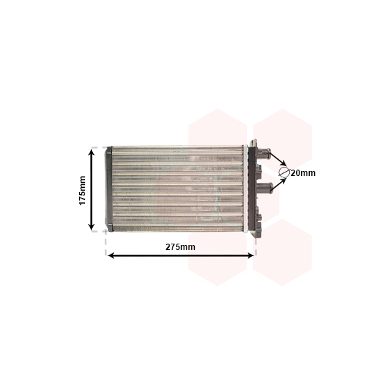 58006239 - Heat Exchanger, interior heating 